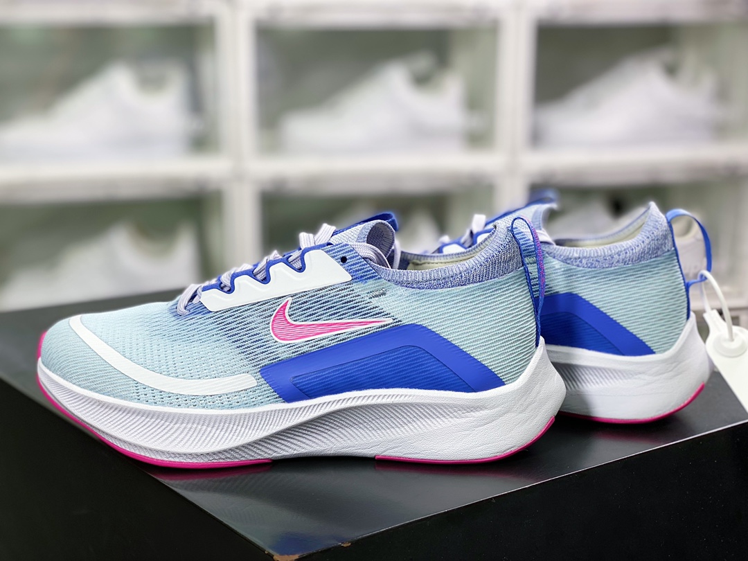 200 Zoom Fly 4”Purple/Rase Pink”飞行4代马拉松系列低帮透气休闲运动慢跑鞋CT2401-003