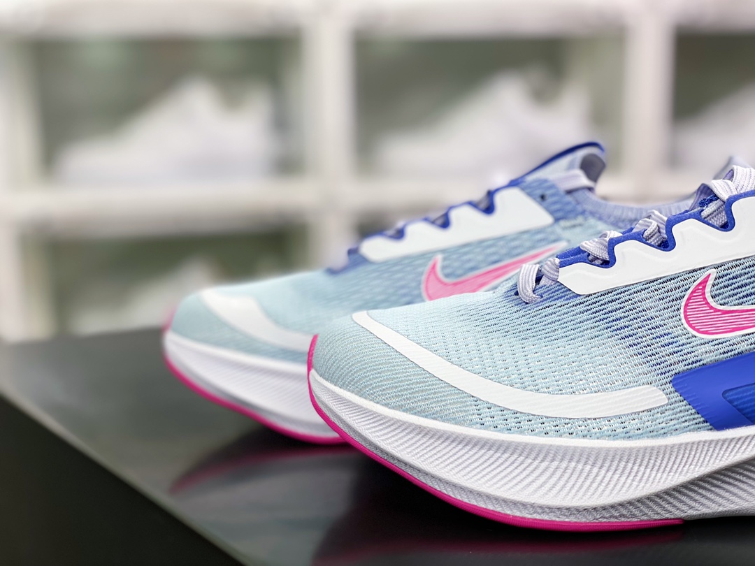 200 Zoom Fly 4”Purple/Rase Pink”飞行4代马拉松系列低帮透气休闲运动慢跑鞋CT2401-003