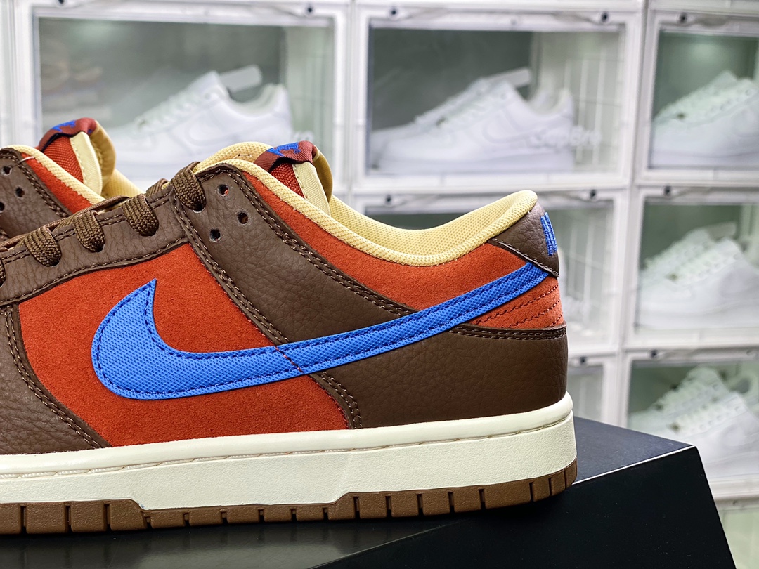 SB Dunk Low ”Mars Stone” dunk series low top sneakers ”wine red dark brown light blue hook” DR9704-200