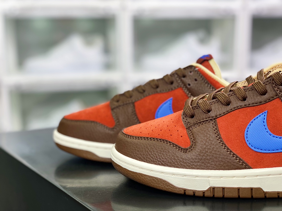 SB Dunk Low ”Mars Stone” dunk series low top sneakers ”wine red dark brown light blue hook” DR9704-200