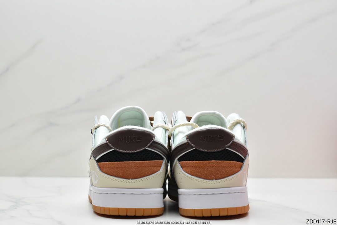 230 Nike Dunk Scrap ”Archeo Brown” SB解构系列低帮休闲运动滑板板鞋 DB0500