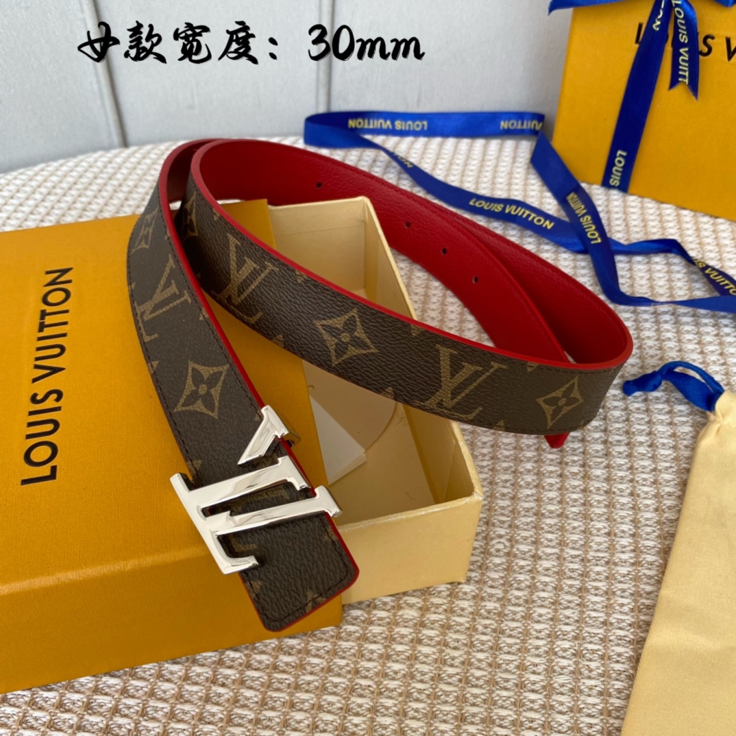 Louis Vuitton Designer
 Belts Women Calfskin Canvas Cowhide