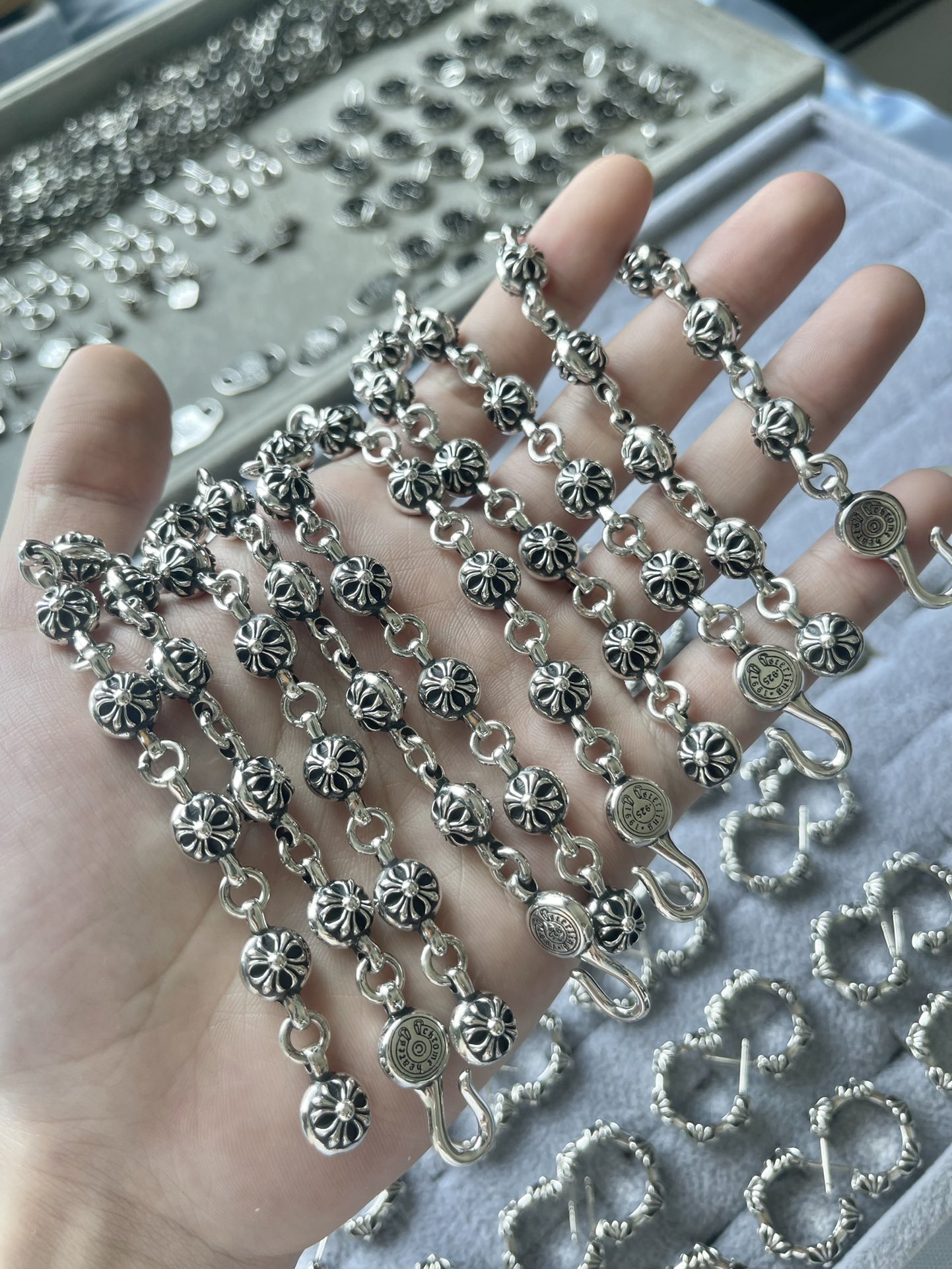 Chrome Hearts 克罗心 圆十字花手链
