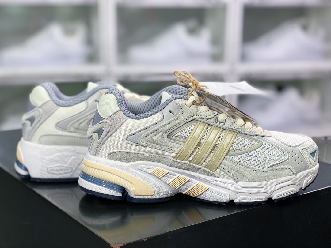 Originals Response CL ”Crystal White” Response CL Series Daddy Style Retro Breathable Cushioning Casual Sports Jogging Shoes ”Light Gray Milk Yellow” GZ1562