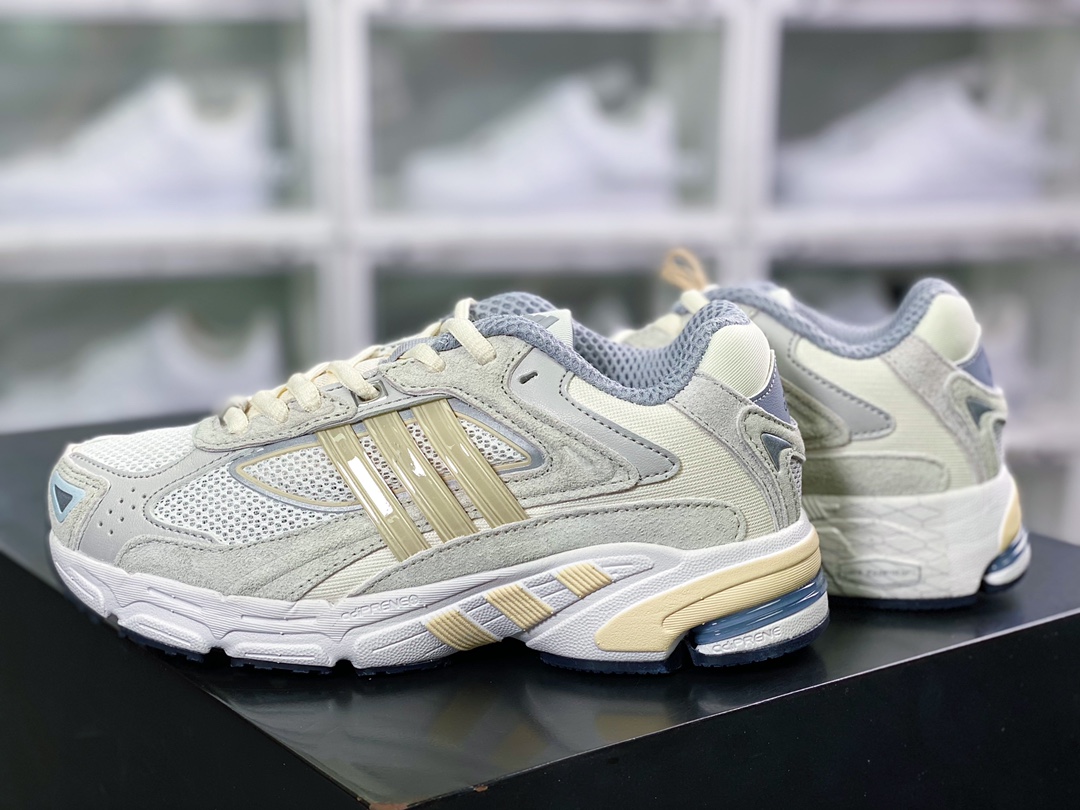 Originals Response CL ”Crystal White” Response CL Series Daddy Style Retro Breathable Cushioning Casual Sports Jogging Shoes ”Light Gray Milk Yellow” GZ1562