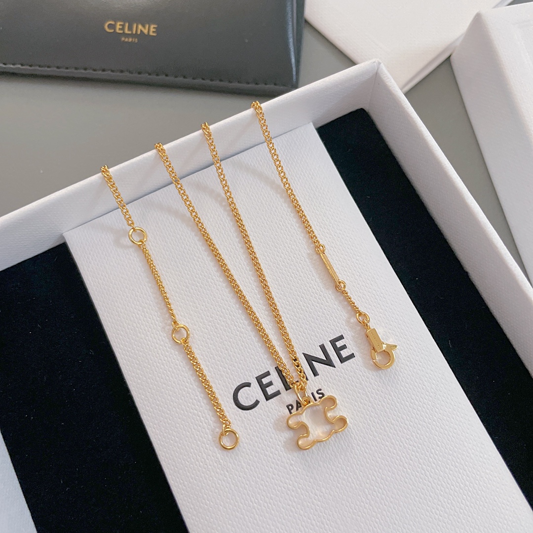 “Z3950: CNC-Carved Hardware, Cel!ne Necklace – Perfect for Year-Round Style” - 图片 3