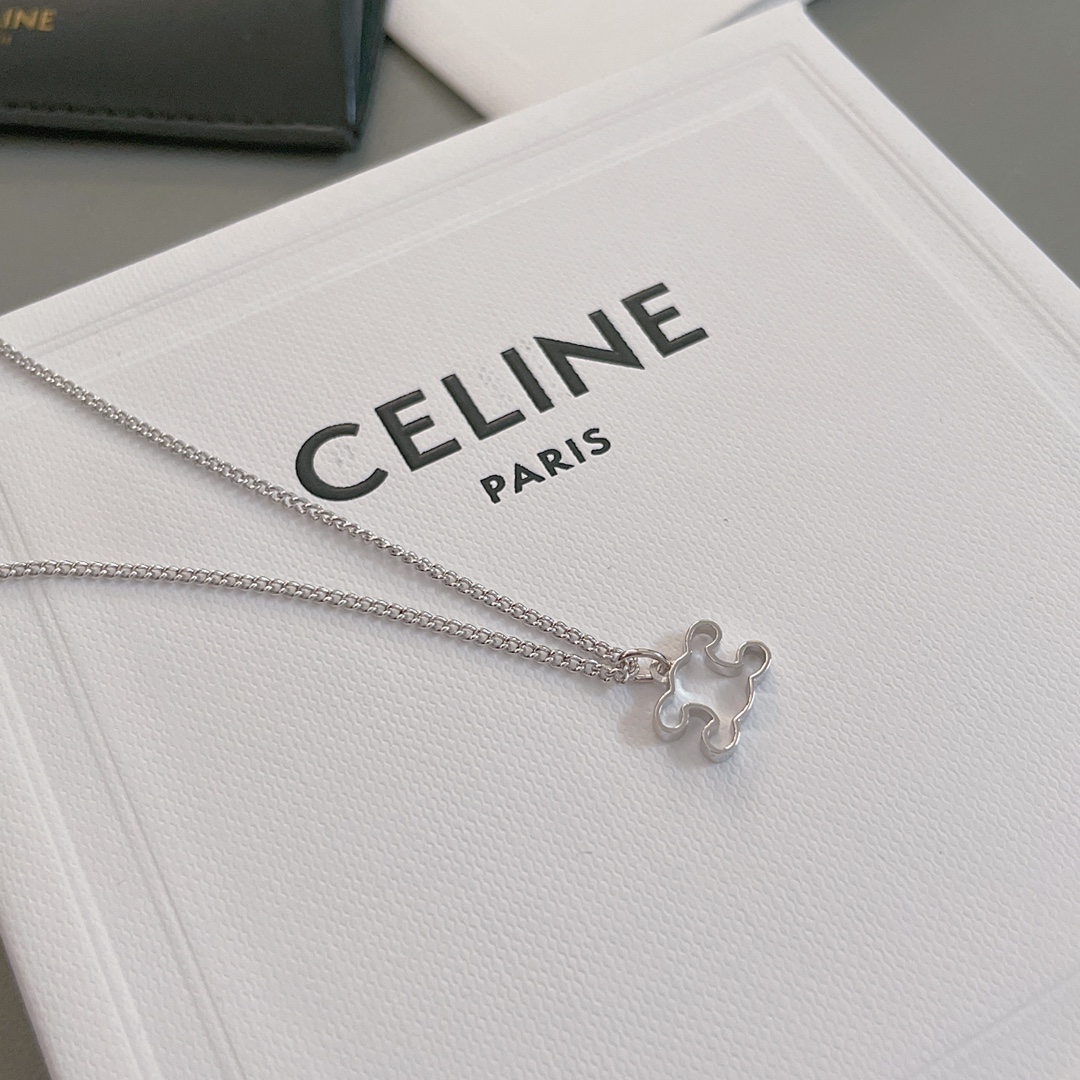 “Z3950: CNC-Carved Hardware, Cel!ne Necklace – Perfect for Year-Round Style” - 图片 6