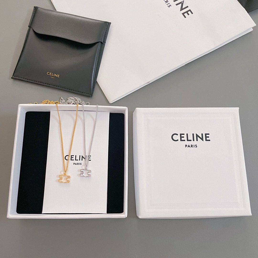 “Z3950: CNC-Carved Hardware, Cel!ne Necklace – Perfect for Year-Round Style” - 图片 1