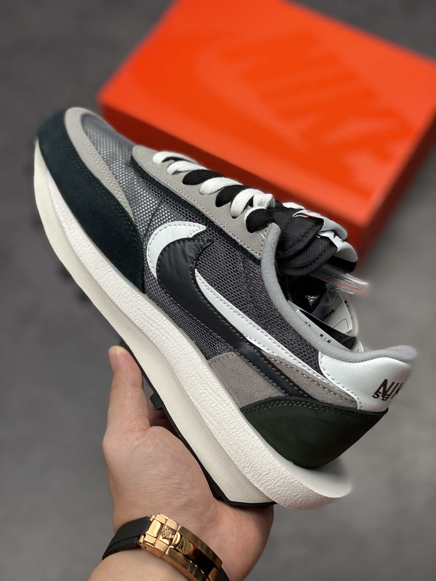 280 Sacai x Nike LVD Waffle Daybreak 联名解构走秀款 BV0073-001
