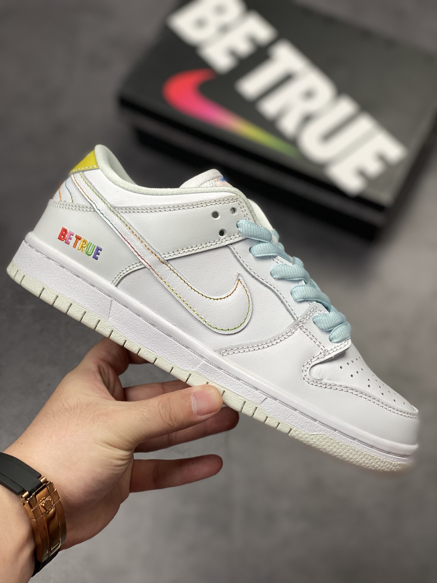 280 Nike SB Dunk Low Pro ”BETRUE” 彩虹渐变 刮刮乐 DR4876-100