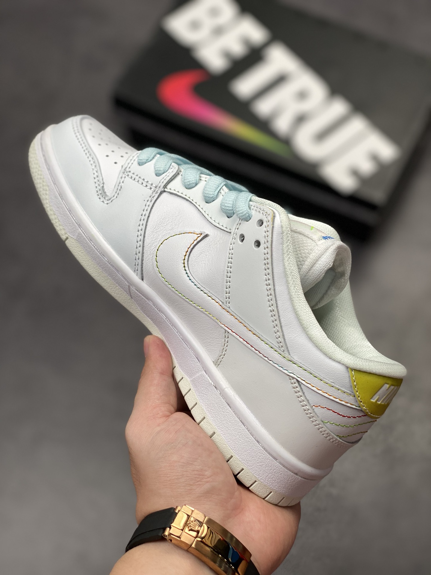 280 Nike SB Dunk Low Pro ”BETRUE” 彩虹渐变 刮刮乐 DR4876-100