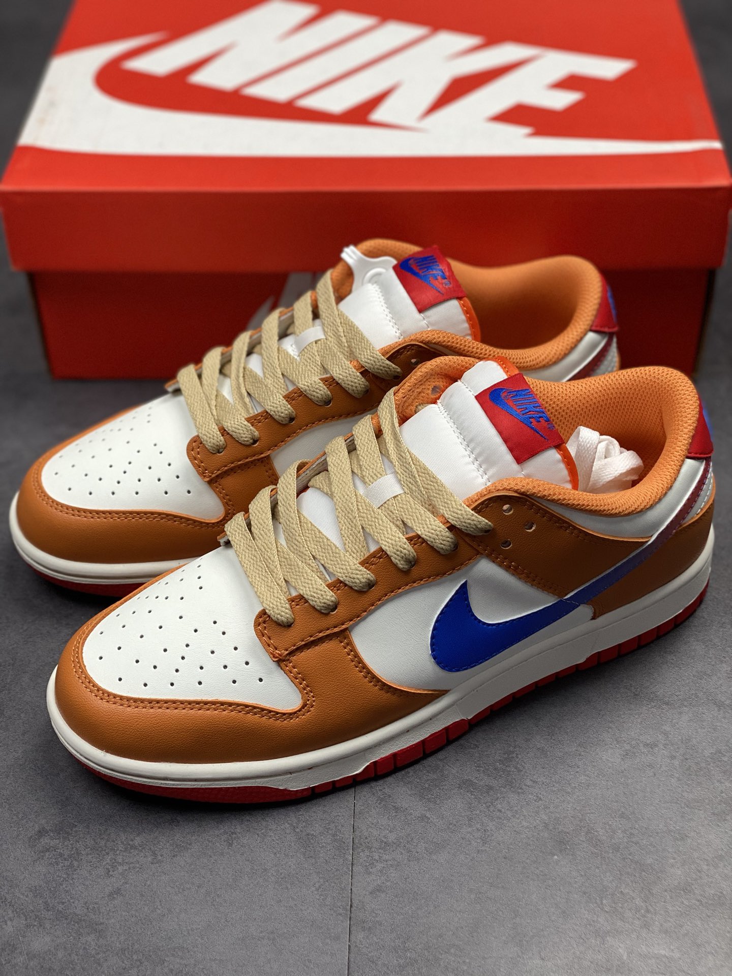 220 Nike SB Dunk Low 白橙蓝 纯原大厂出品 DH9765-101