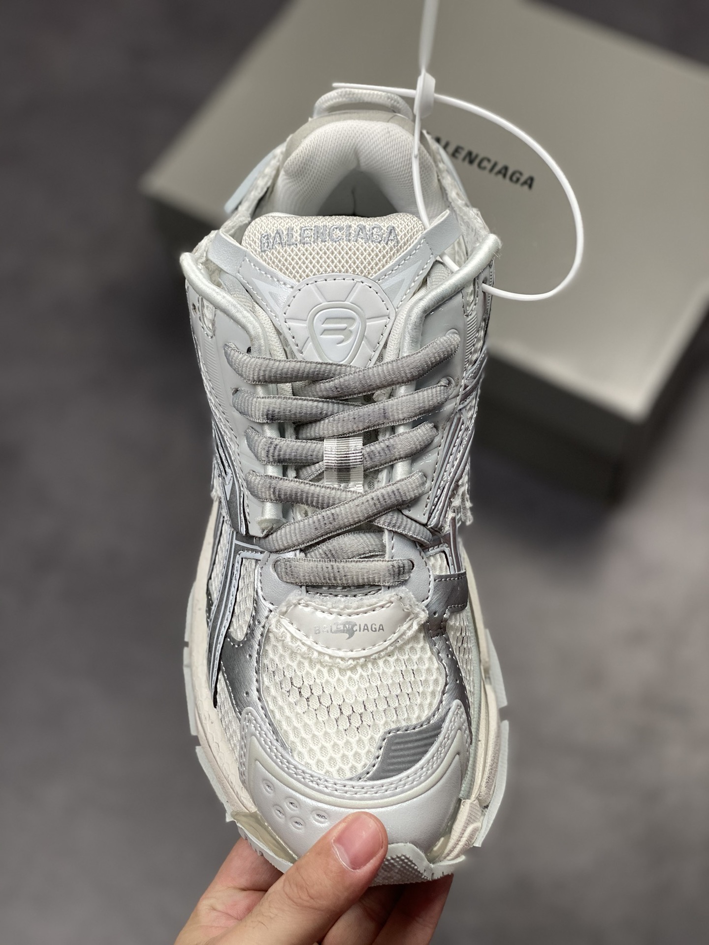 /Balenciaga Runner sneakers silver 677402 W3RBL 8100