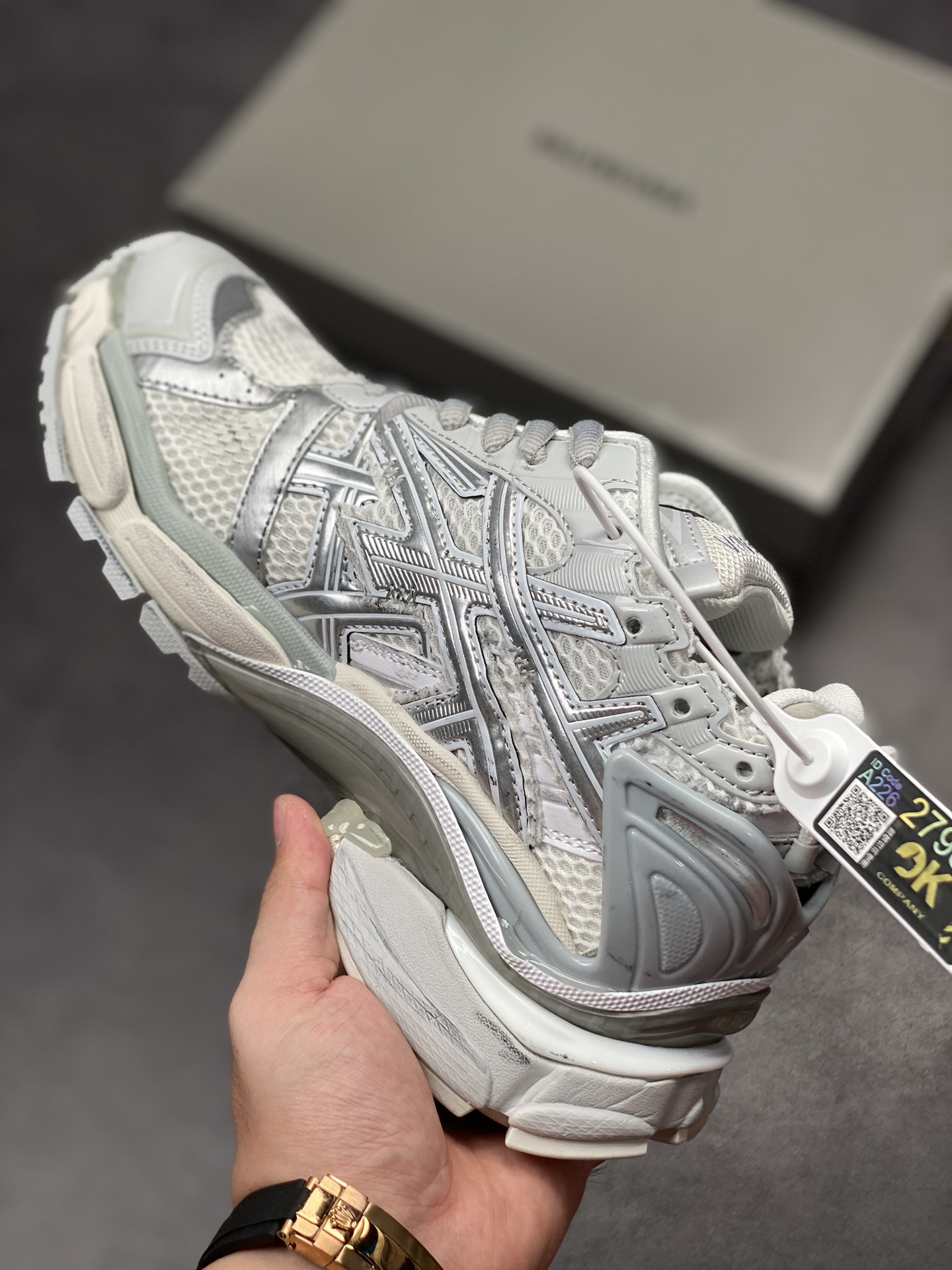 /Balenciaga Runner sneakers silver 677402 W3RBL 8100