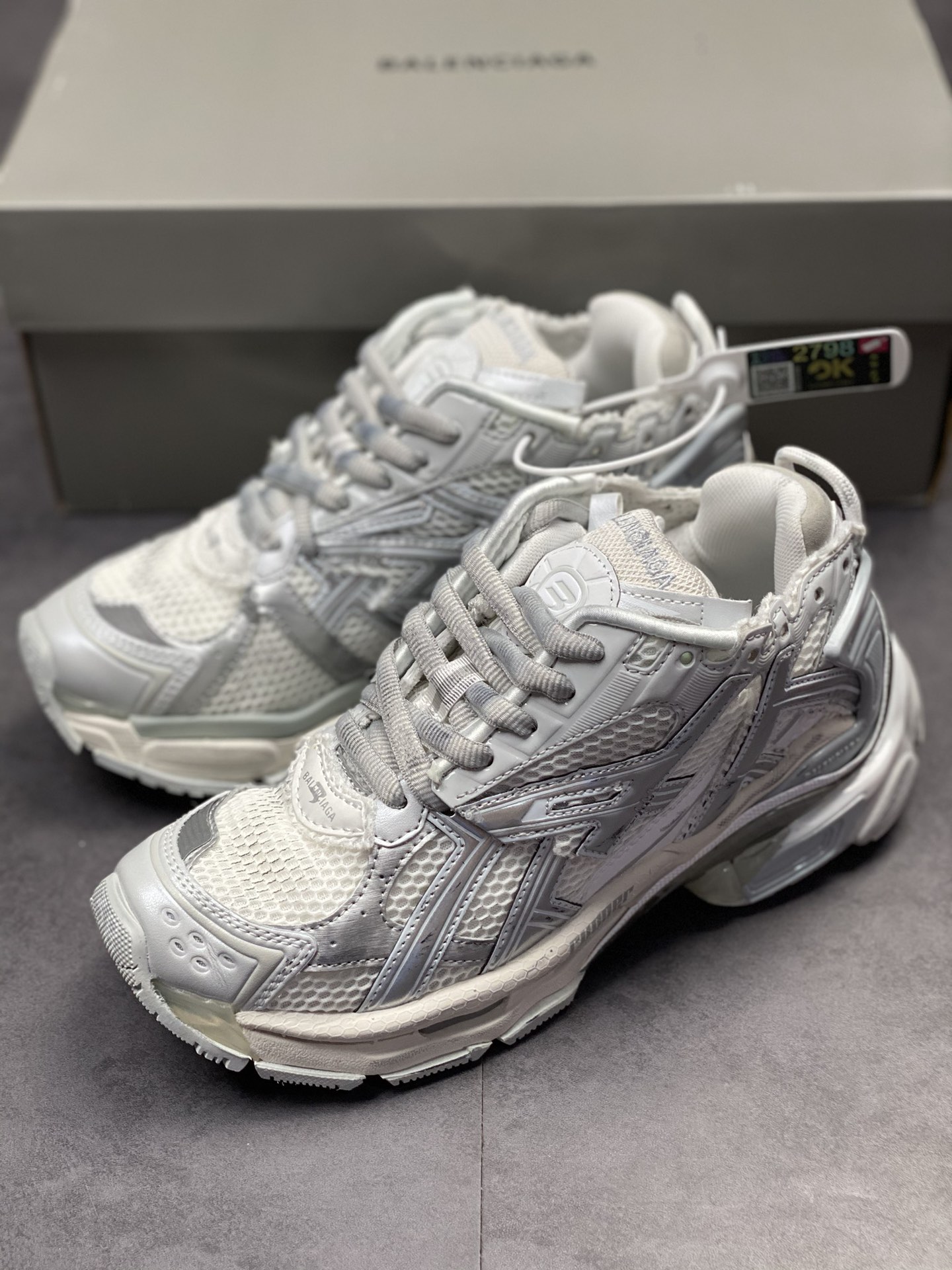 /Balenciaga Runner sneakers silver 677402 W3RBL 8100