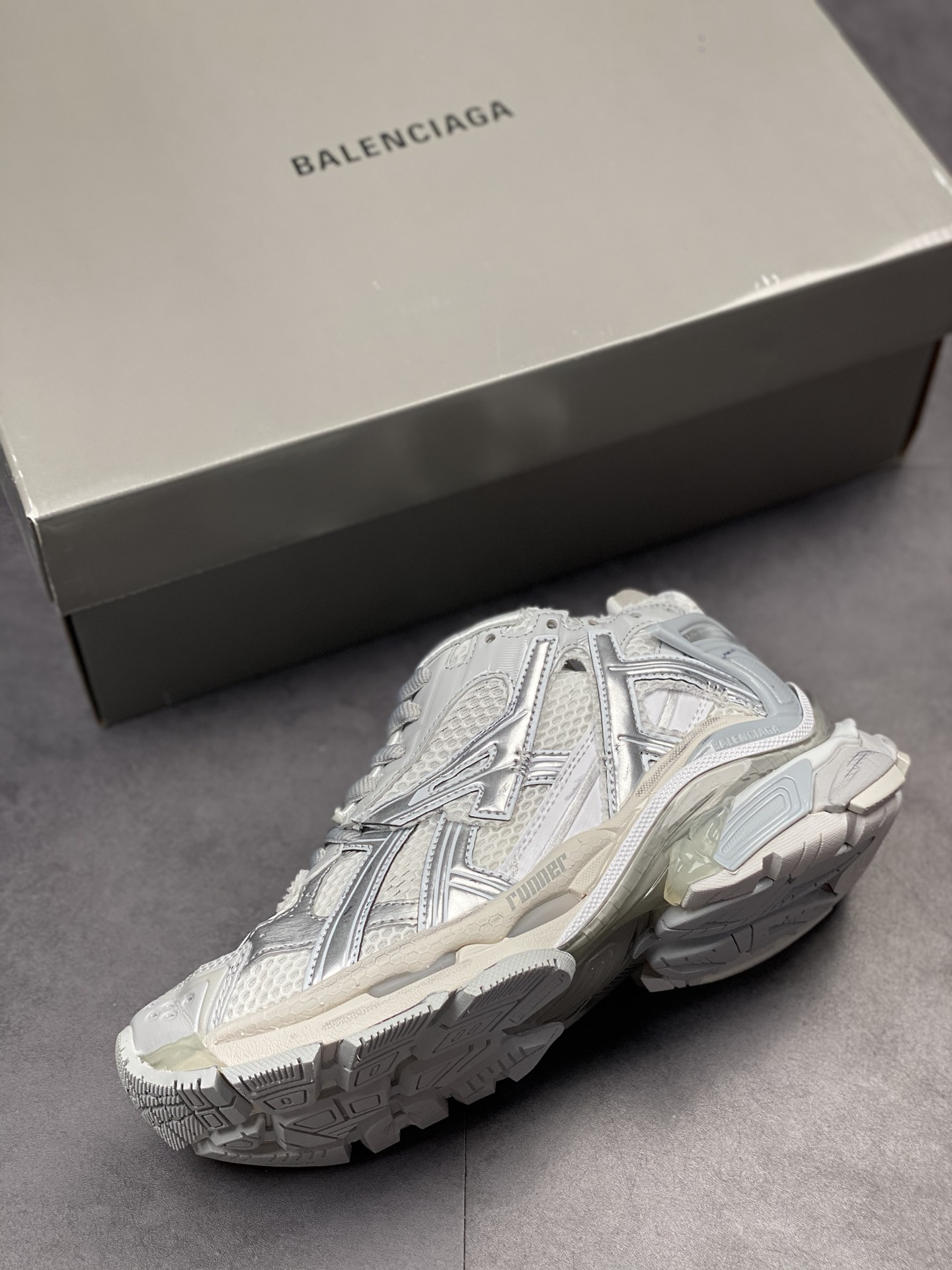 /Balenciaga Runner sneakers silver 677402 W3RBL 8100