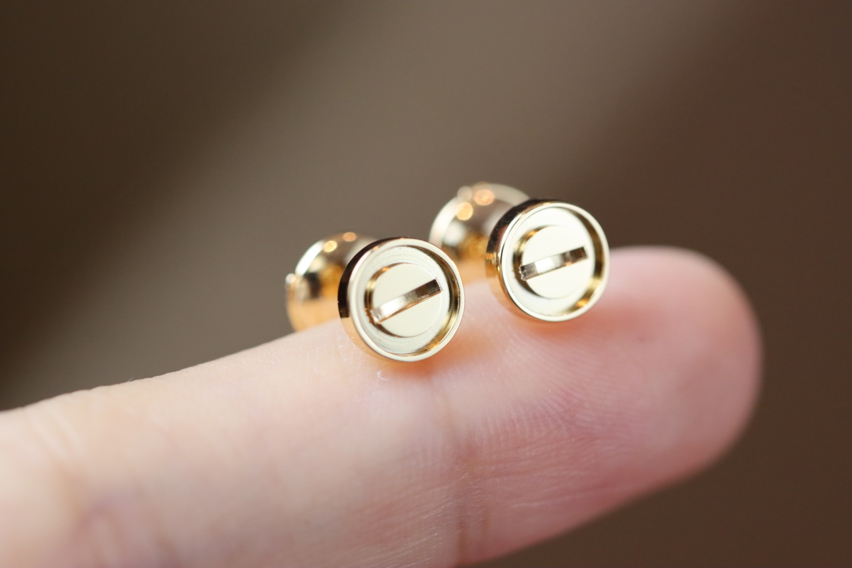 Cartier 新品 Cartier/卡地亚 CNC螺丝耳钉