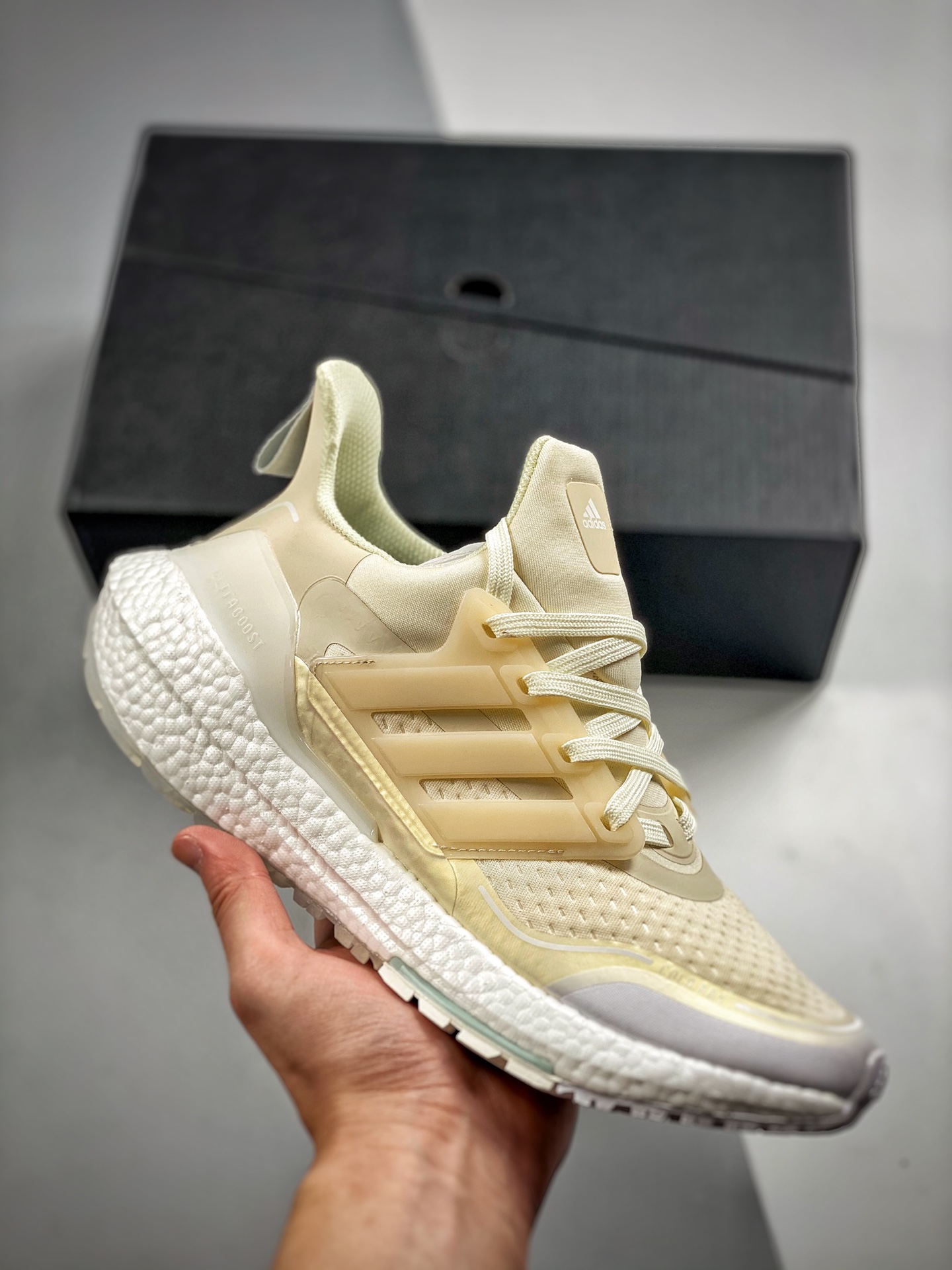 Núcleo 3 Ultra Boost 8.0 marrón crema lanzado en tienda oficial, fotos reales primer lanzamiento, en comparación con an…