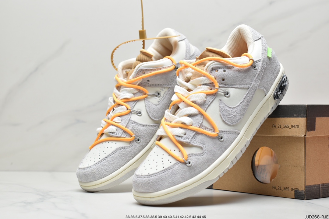 Designer independent brand Off-White x Nike SB Dunk Low ”The 15/50 dunk series low-top classic all-match casual sports shoes DJ0950