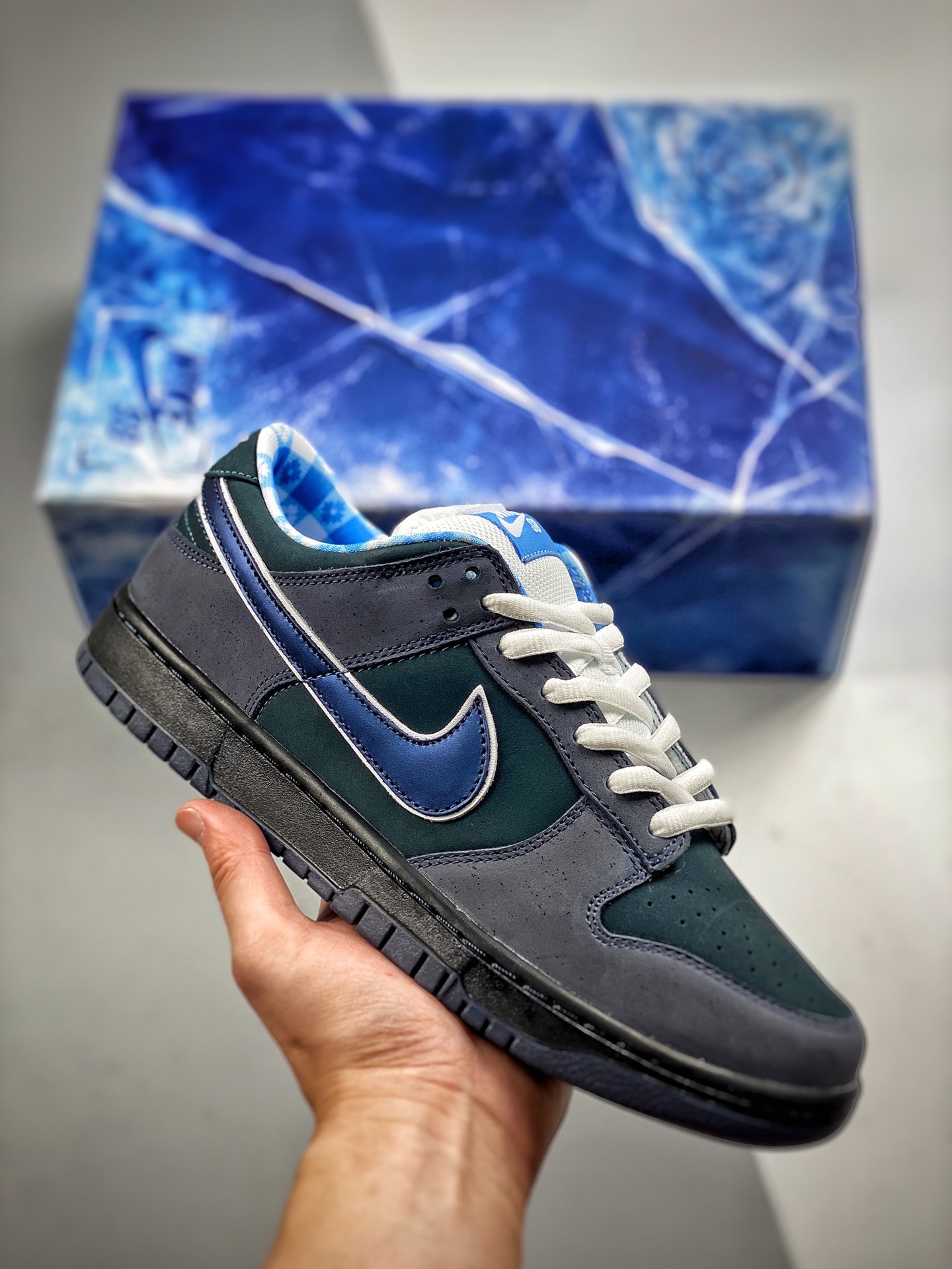 Núcleo 3 (caja original dañada -30) Concepts x Nk Dunk Low Pro SB "Blue Lobster" langosta azul de plena flor …