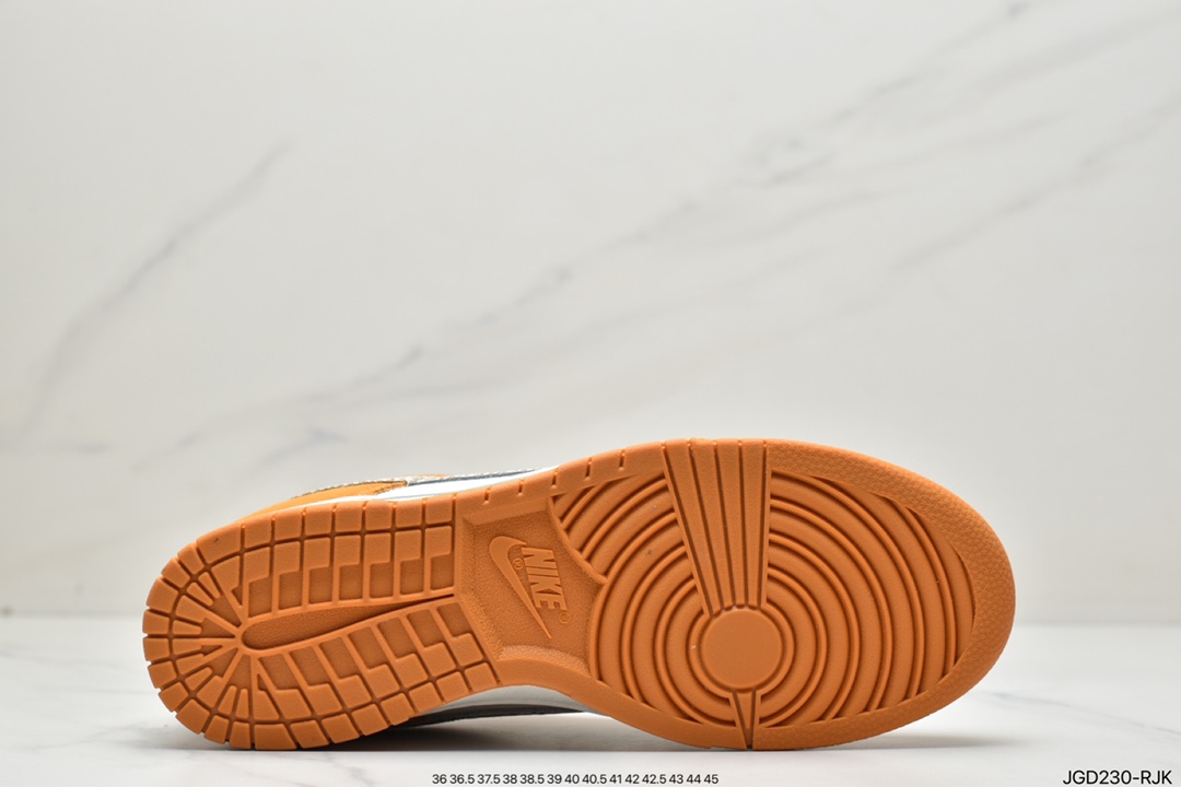 180 耐克Nk Dunk Low ”Safari Swoosh” 米白橙 SB低帮运动休闲板鞋  DR0156-800