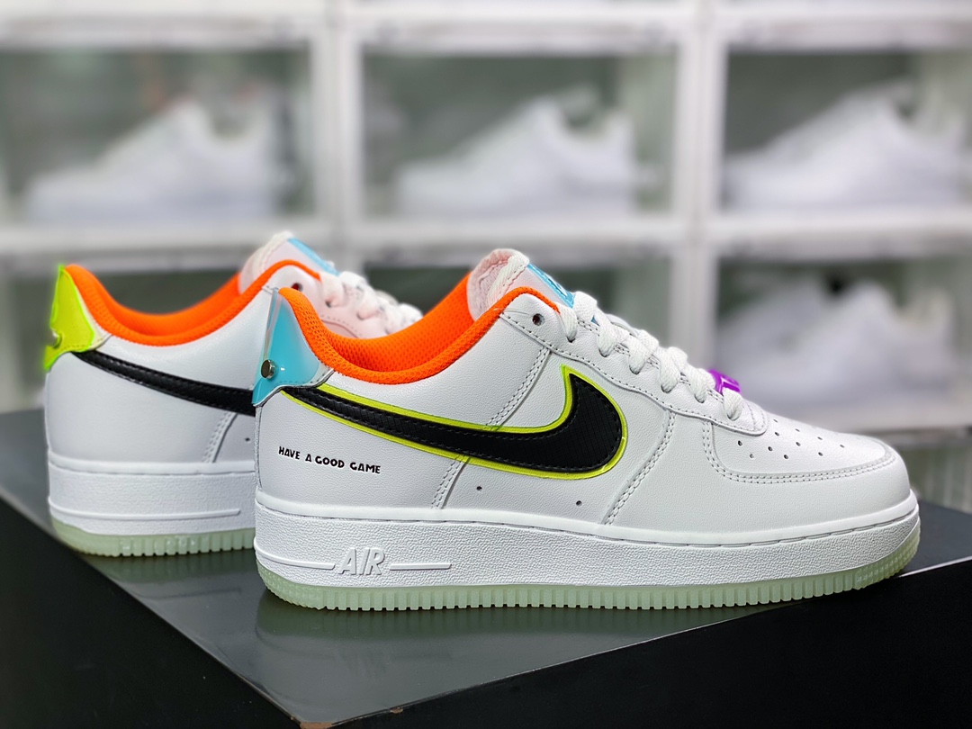 200 Air Force 1’07 Low”Have a Good Game”空军一号经典低帮皮革白橙黑鸳鸯DO2333-101-莆田鞋,莆田鞋货源,高仿鞋,高仿鞋货源,安福档口,莆田高仿鞋,莆田鞋批发,高仿鞋批发,莆田高仿运动鞋,高仿运动鞋,莆田运动鞋 200 Air Force 1’07 Low”Have a Good Game”空军一号经典低帮皮革白橙黑鸳鸯DO2333-101