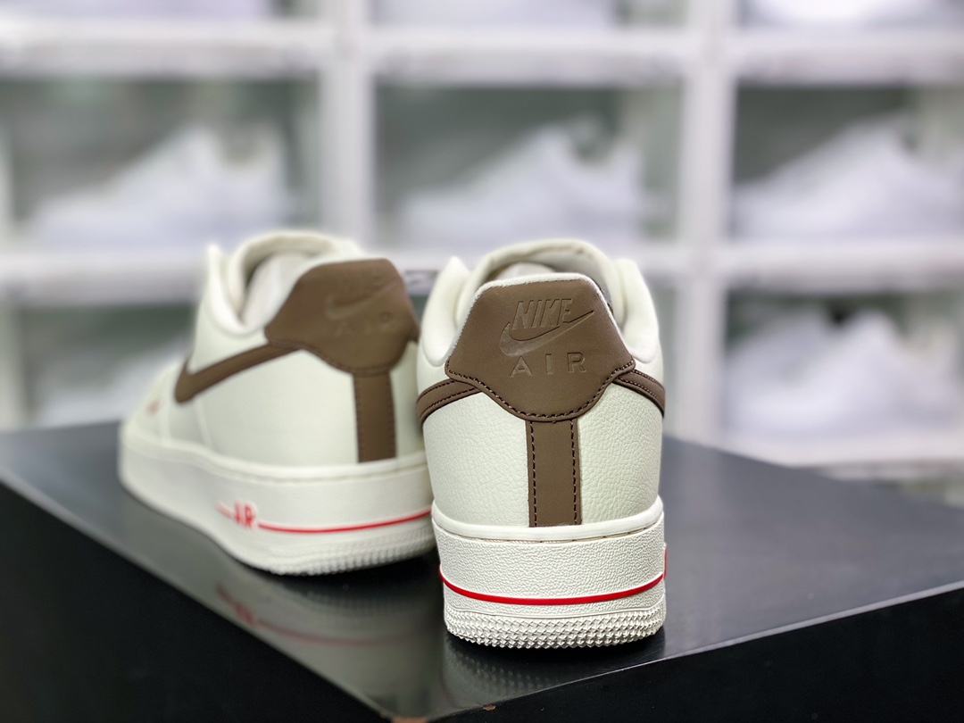 200  Air Force 1 '07 Low ID”Cream/Tarmac”空军一号经典低帮皮革百搭休闲运动板鞋808788-996