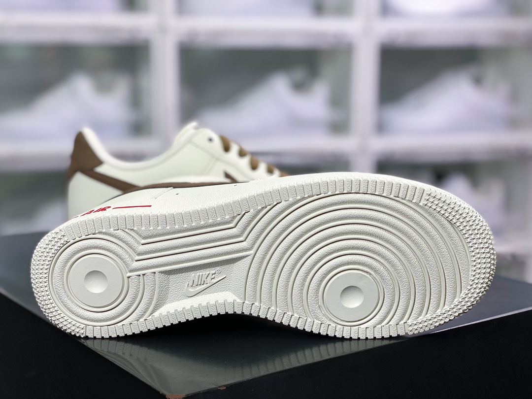 200  Air Force 1 '07 Low ID”Cream/Tarmac”空军一号经典低帮皮革百搭休闲运动板鞋808788-996