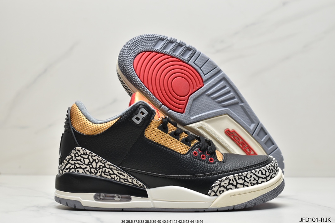 170 潮流教父藤原浩主理品牌Fragment Design x Air Jordan 3 SP”Fragment”迈克尔·乔丹AJ3代中帮DA3595-100