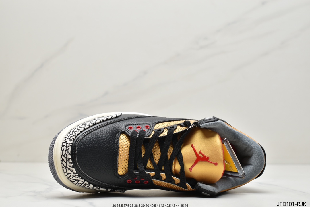 170 潮流教父藤原浩主理品牌Fragment Design x Air Jordan 3 SP”Fragment”迈克尔·乔丹AJ3代中帮DA3595-100