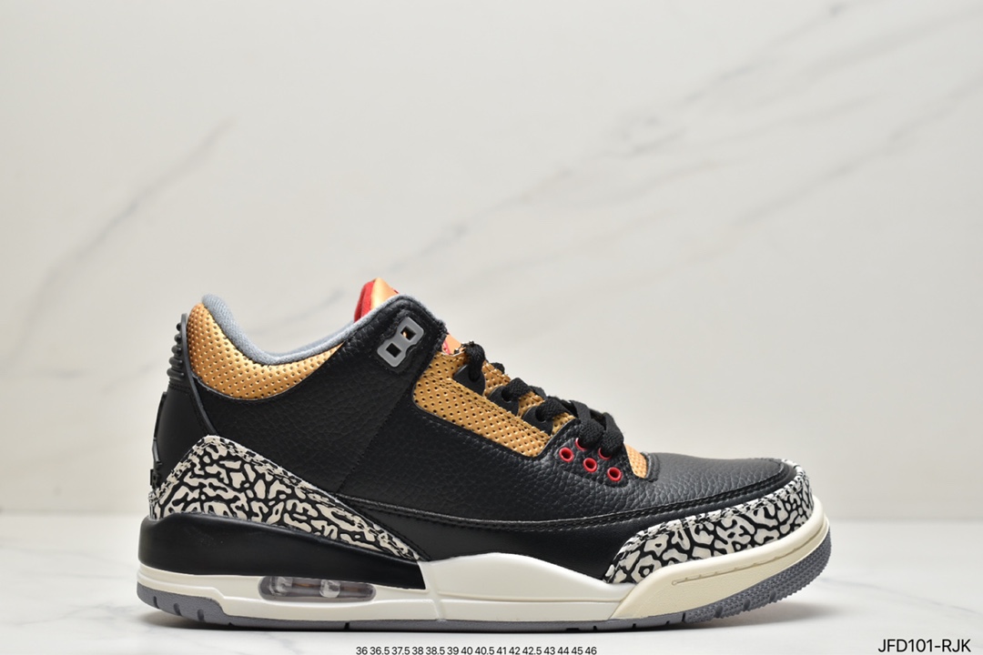 170 潮流教父藤原浩主理品牌Fragment Design x Air Jordan 3 SP”Fragment”迈克尔·乔丹AJ3代中帮DA3595-100