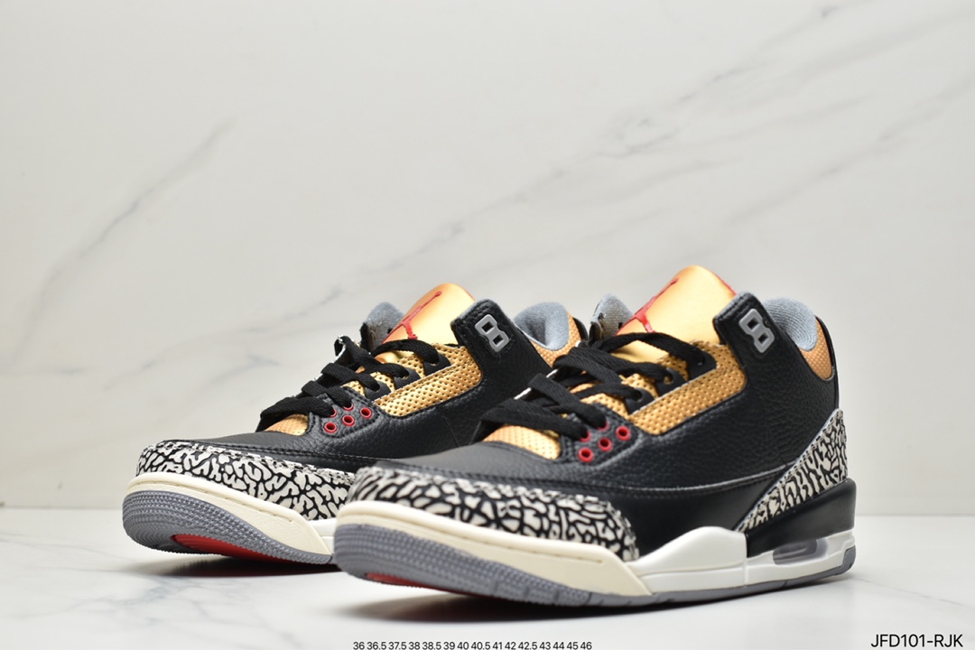 170 潮流教父藤原浩主理品牌Fragment Design x Air Jordan 3 SP”Fragment”迈克尔·乔丹AJ3代中帮DA3595-100