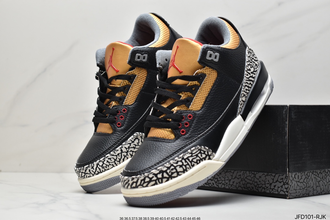 170 潮流教父藤原浩主理品牌Fragment Design x Air Jordan 3 SP”Fragment”迈克尔·乔丹AJ3代中帮DA3595-100