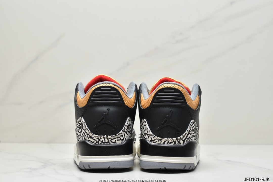 170 潮流教父藤原浩主理品牌Fragment Design x Air Jordan 3 SP”Fragment”迈克尔·乔丹AJ3代中帮DA3595-100