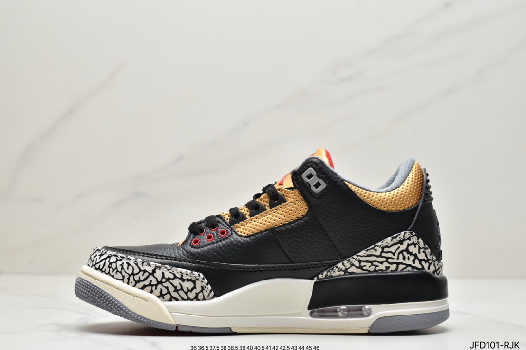 170 潮流教父藤原浩主理品牌Fragment Design x Air Jordan 3 SP”Fragment”迈克尔·乔丹AJ3代中帮DA3595-100