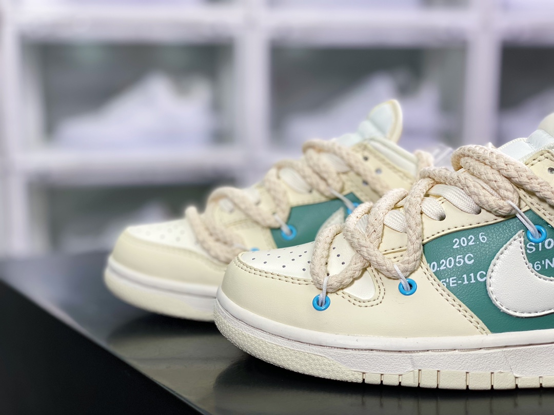 260 SB Dunk Low”Beige/Green/White”扣篮系列低帮休闲运动滑板板鞋DJ6188-100