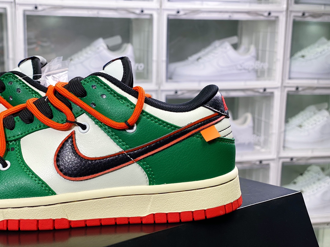 260 SB Dunk Low”Celtics/Black/White/Orange”扣篮系列低帮休闲运动滑板板鞋DD3363-100