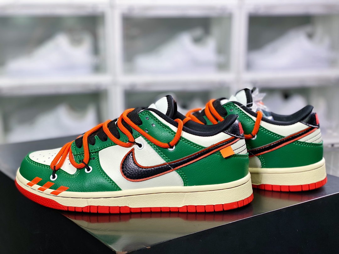260 SB Dunk Low”Celtics/Black/White/Orange”扣篮系列低帮休闲运动滑板板鞋DD3363-100