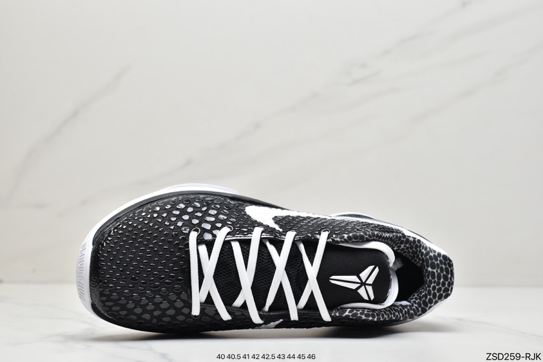 320 纯原版本NK Kobe VI Protro 6 曼巴男子实战篮球鞋天使CW2190-002