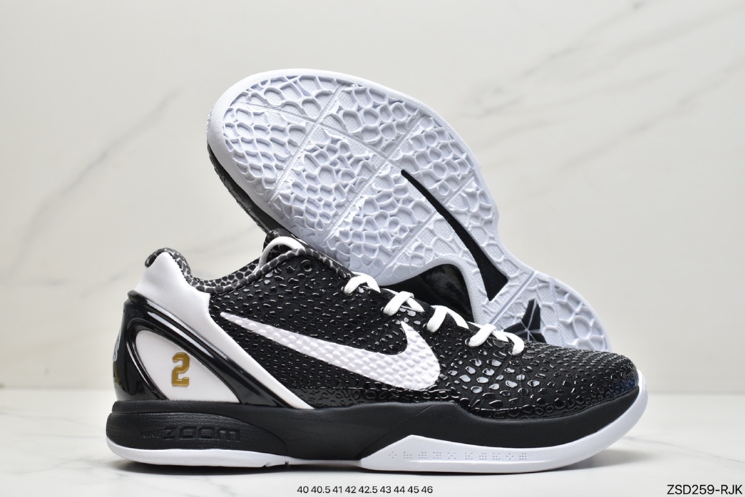 320 纯原版本NK Kobe VI Protro 6 曼巴男子实战篮球鞋天使CW2190-002