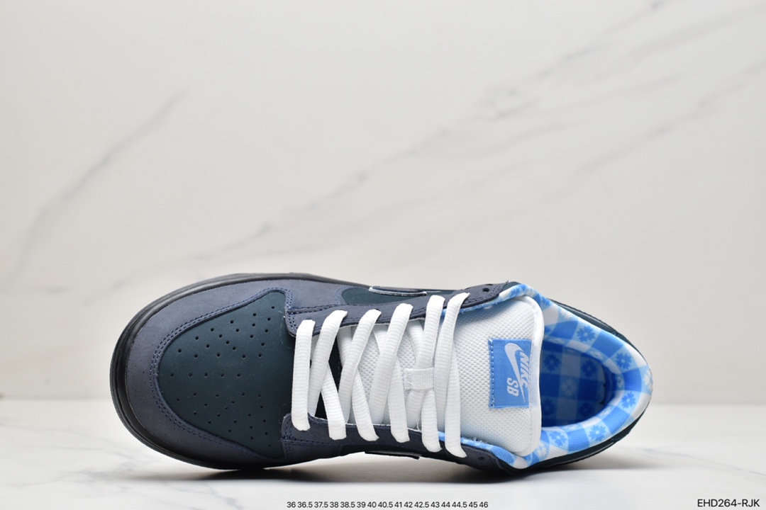 420（原盒损坏扣30） Concepts x Nike Dunk Low Pro SB ”Blue Lobster” 全头层蓝龙虾 313170-342