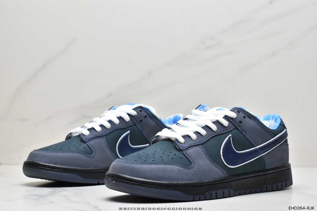 420（原盒损坏扣30） Concepts x Nike Dunk Low Pro SB ”Blue Lobster” 全头层蓝龙虾 313170-342