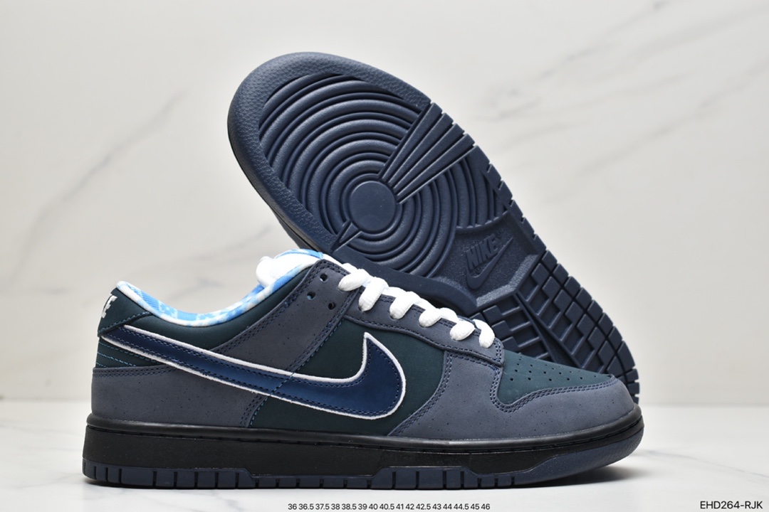 420（原盒损坏扣30） Concepts x Nike Dunk Low Pro SB ”Blue Lobster” 全头层蓝龙虾 313170-342