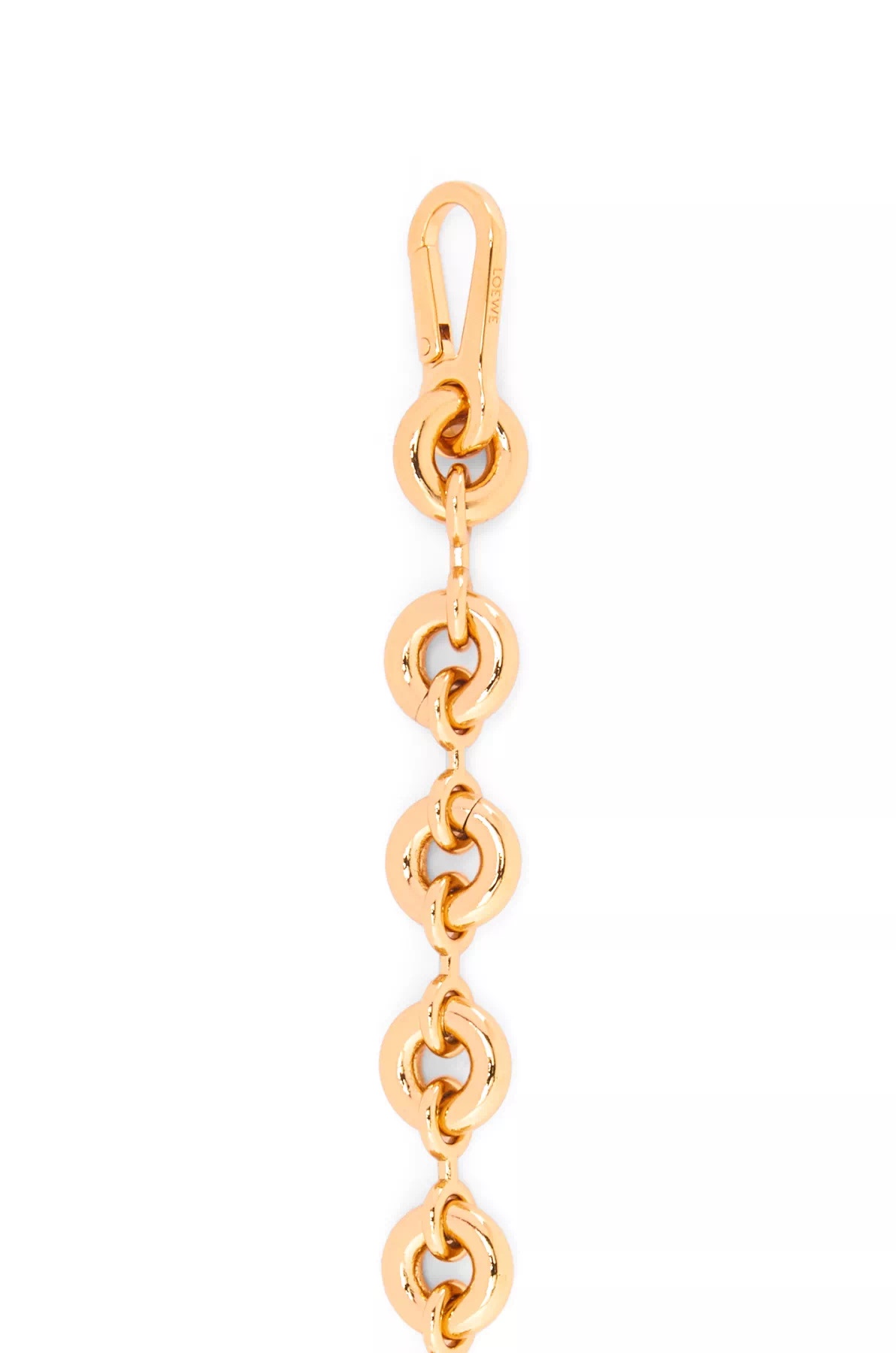 The official website picture shows more than 3,000 golden LOEWEdonuts sold individually on chainsso beautiful