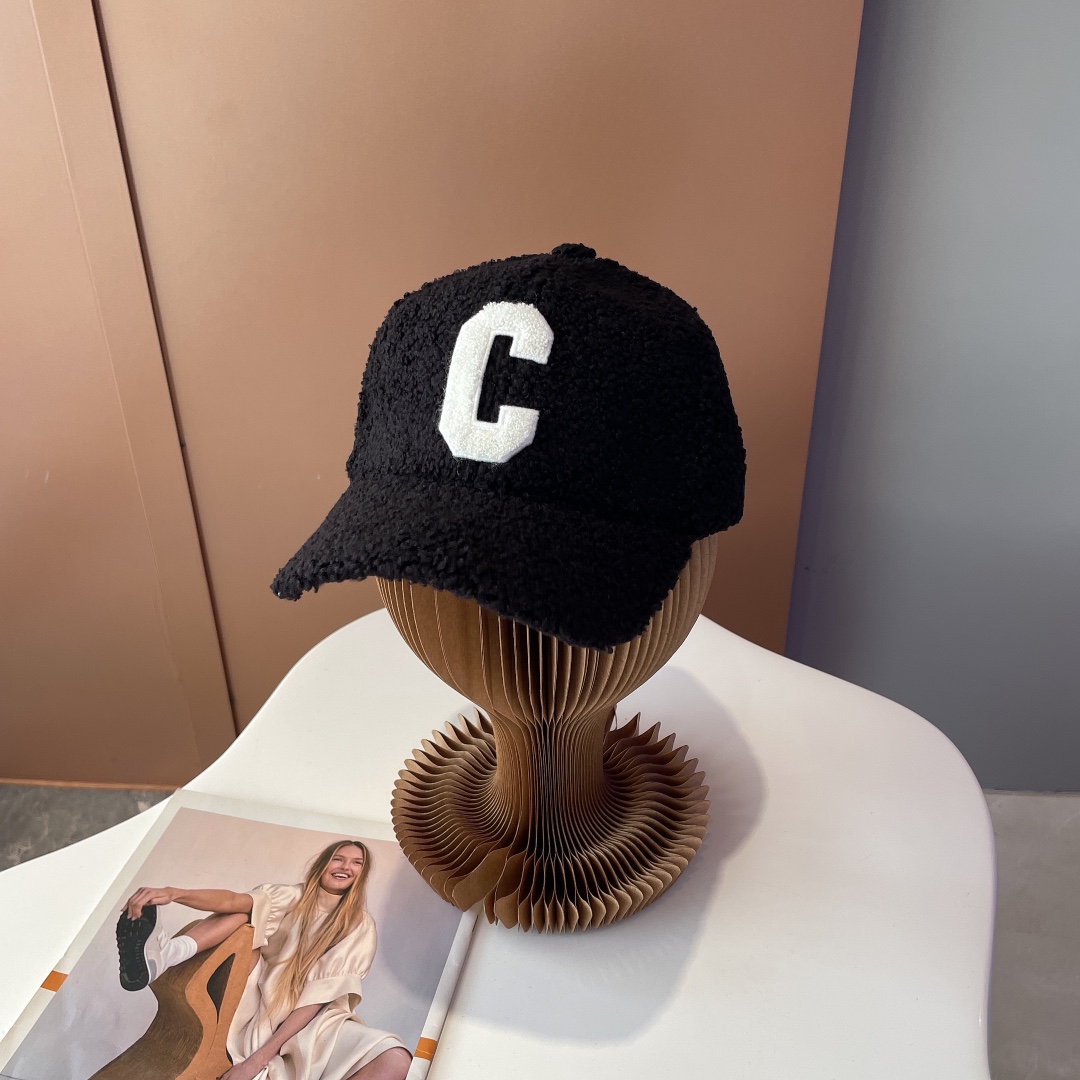 Celine Hats Baseball Cap Buy First Copy Replica
 Lambswool