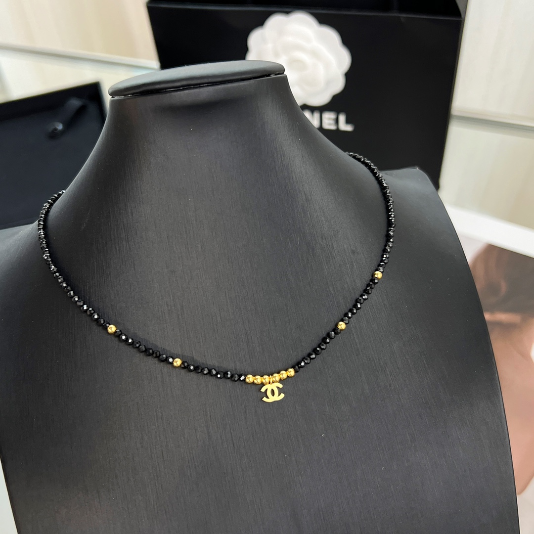 新款☑️CHANEL香奈儿双c 项链