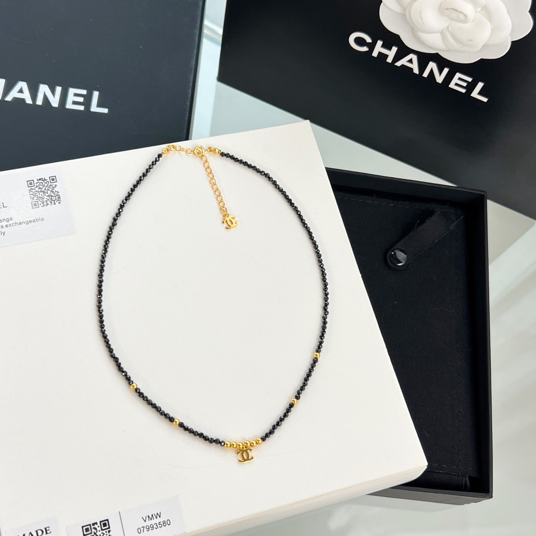 新款☑️CHANEL香奈儿双c 项链