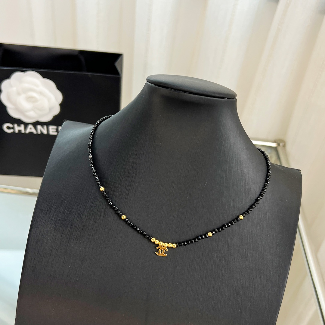 新款☑️CHANEL香奈儿双c 项链