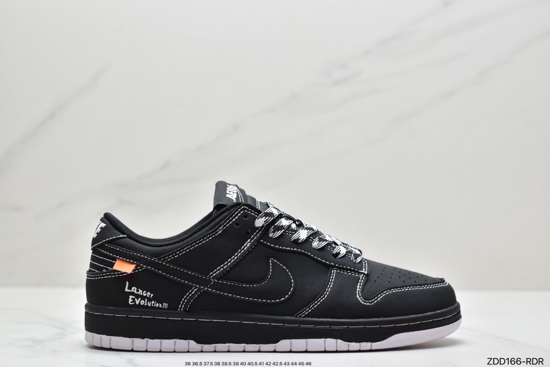 250 Nike Dunk Low “Racer 黑灰 头文字D AE86  DD1391-103