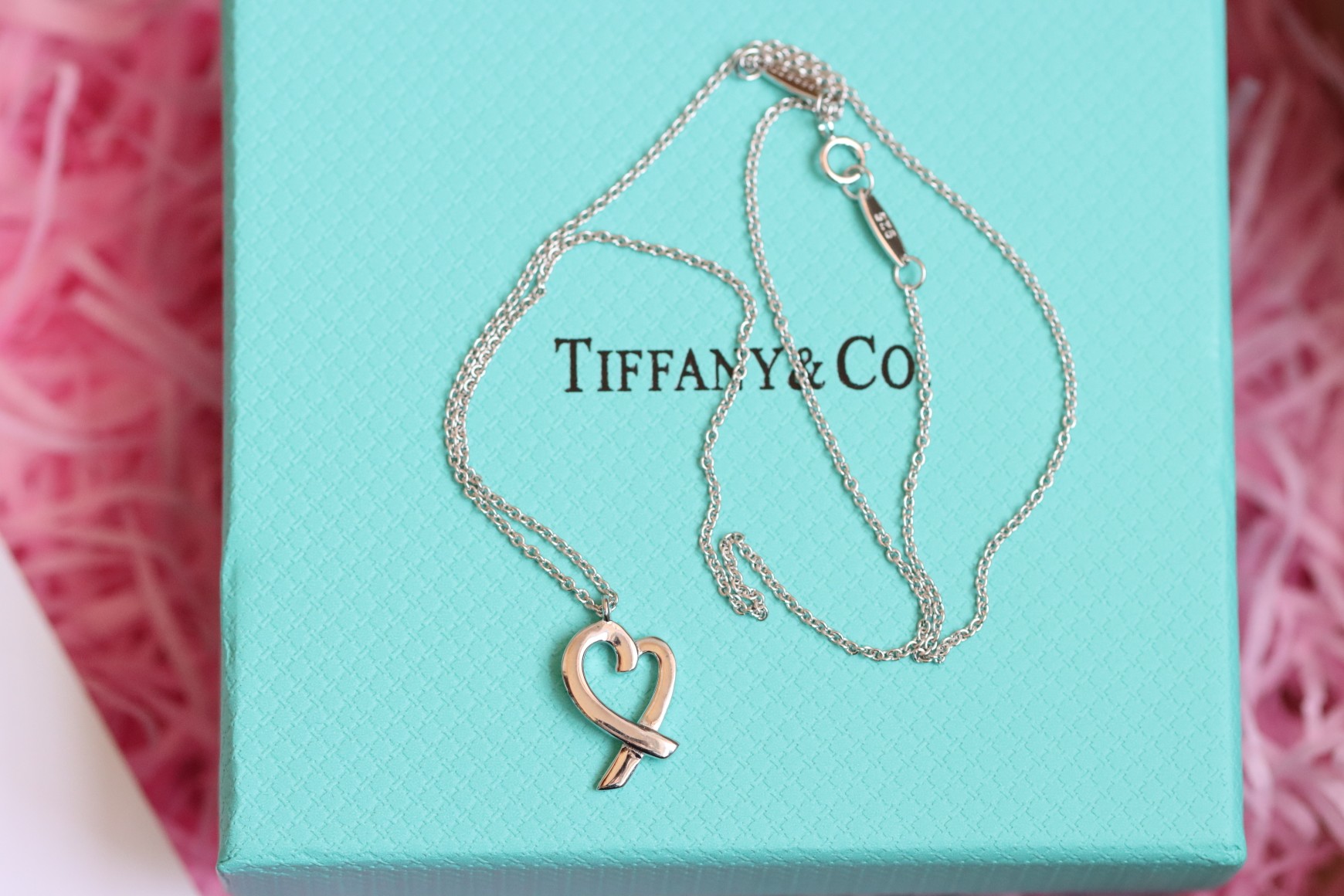 Tiffany & Co. Tiffany&Co. 镂空爱心锁骨项链